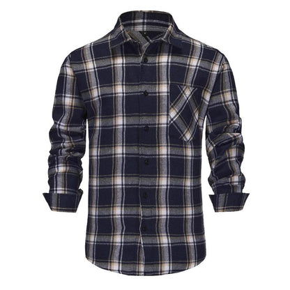 Classic Checkered Flannel Shirt for Men - Luxivelle