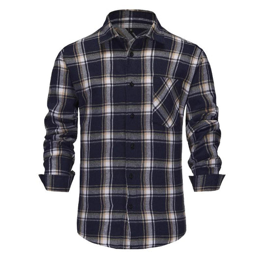 Classic Checkered Flannel Shirt for Men - Luxivelle