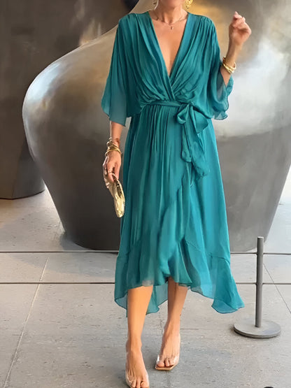 Women's V-Neckline Summer Dress