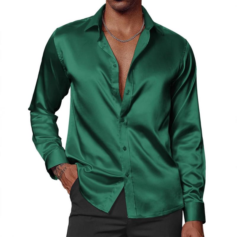 Relaxed Fit Men's Classic Long-Sleeve Shirt