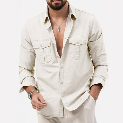 Stylish Mens Long Sleeve Combat Shirt