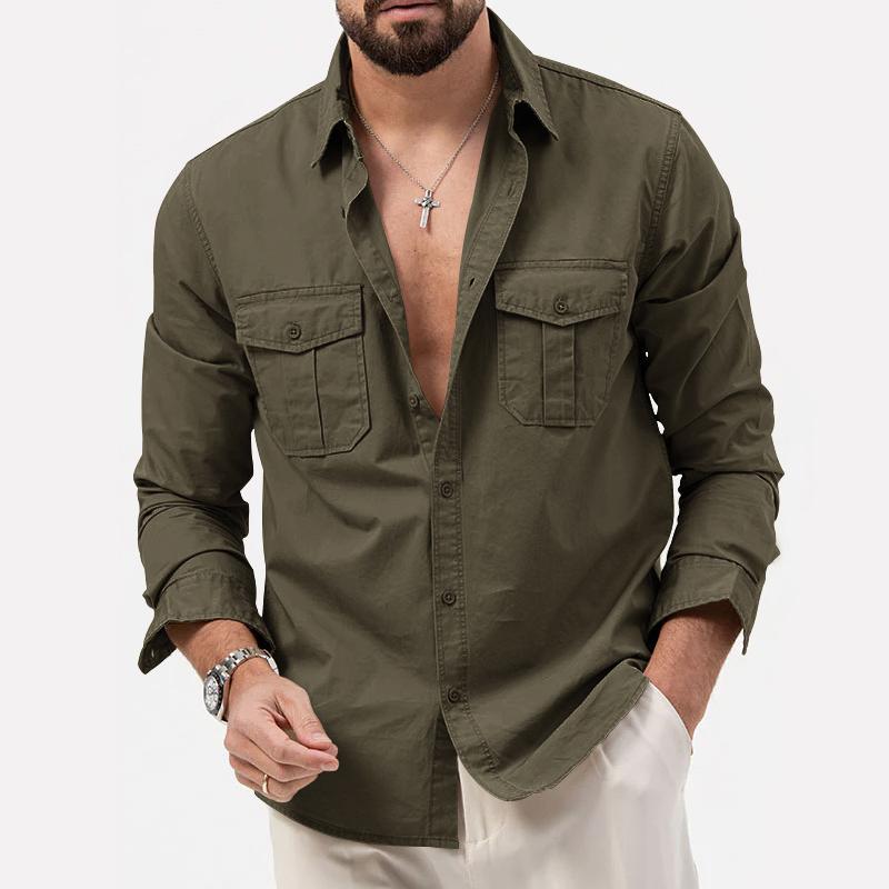 Stylish Mens Long Sleeve Combat Shirt