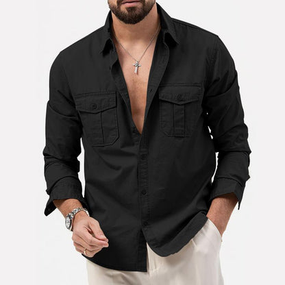 Stylish Mens Long Sleeve Combat Shirt