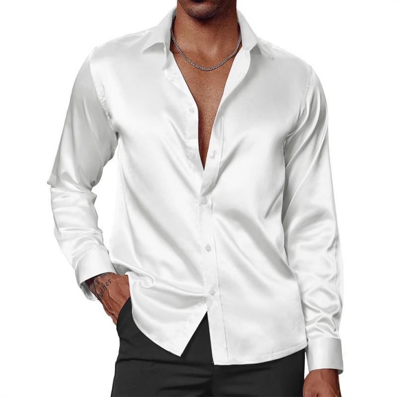Relaxed Fit Men's Classic Long-Sleeve Shirt