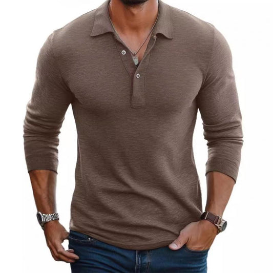 Classic Men's Cotton Polo Slim Fit Casual Shirt - Luxivelle