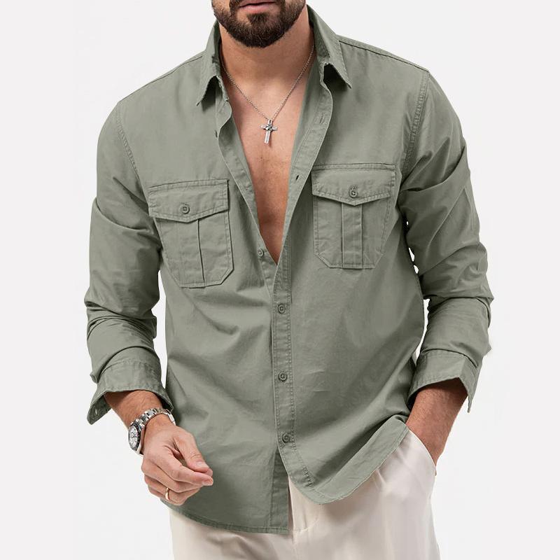 Stylish Mens Long Sleeve Combat Shirt
