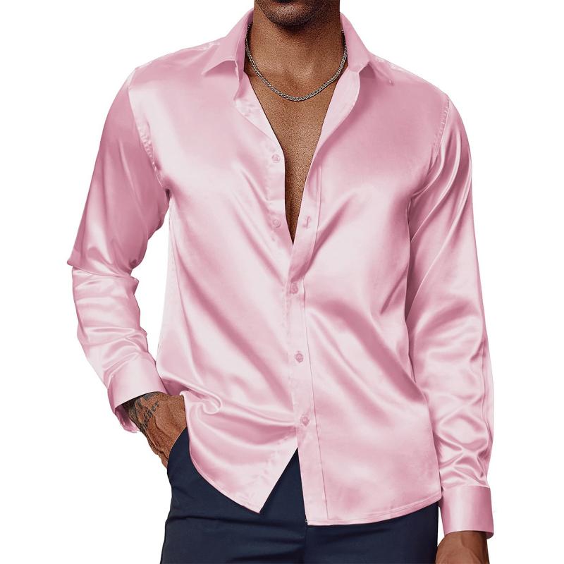 Relaxed Fit Men's Classic Long-Sleeve Shirt