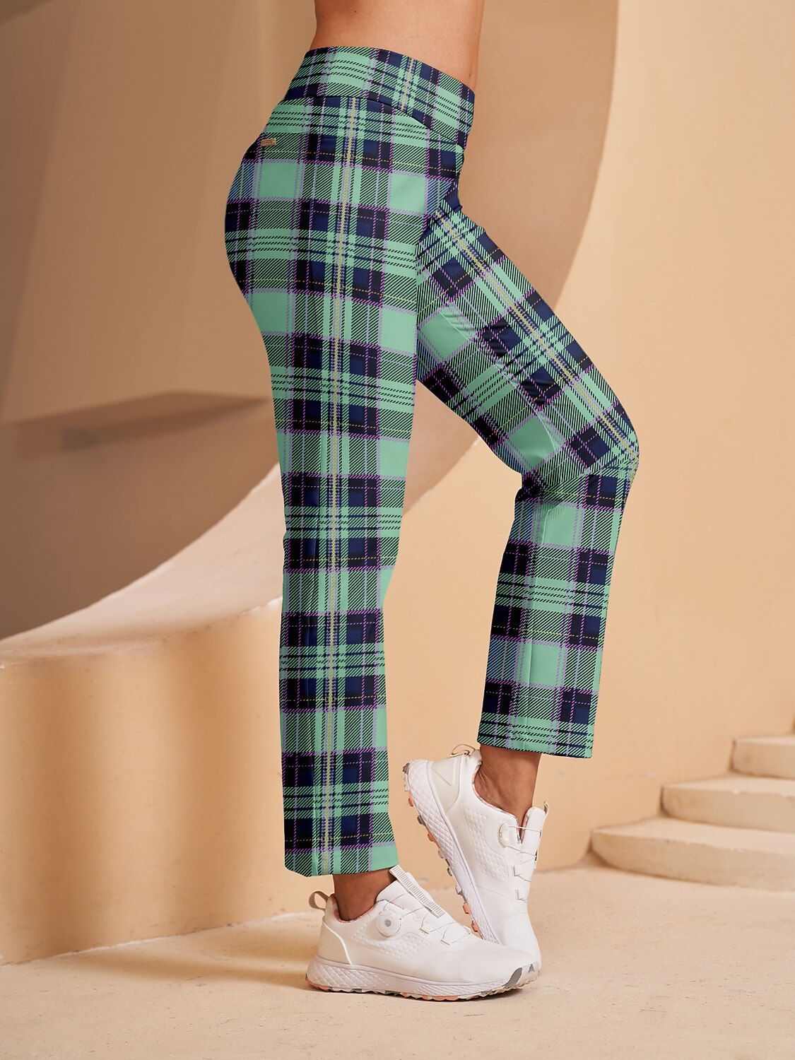Comfortable 28 Inch Stretchy Slim Fit Ankle Pants