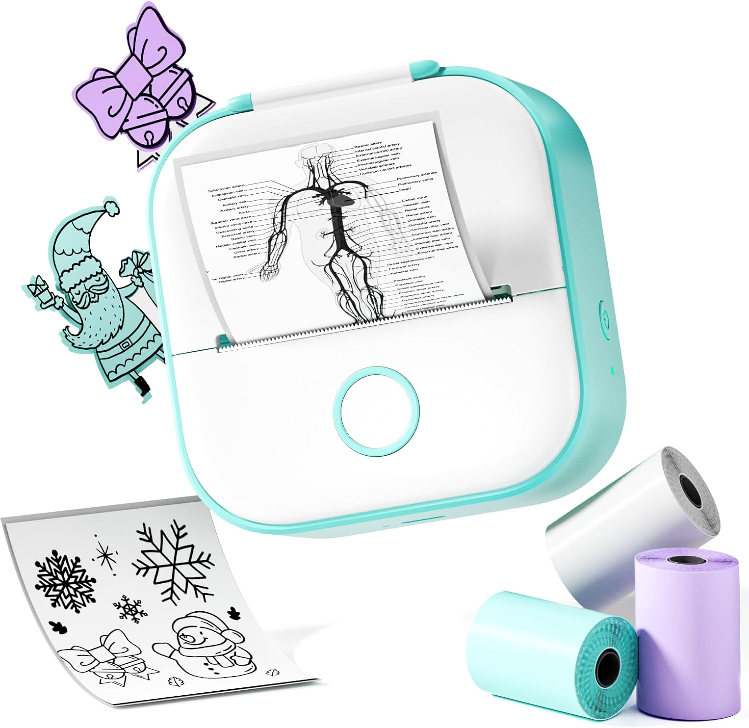 Portable Wireless Instant Photo Printer for Home Use - Luxivelle