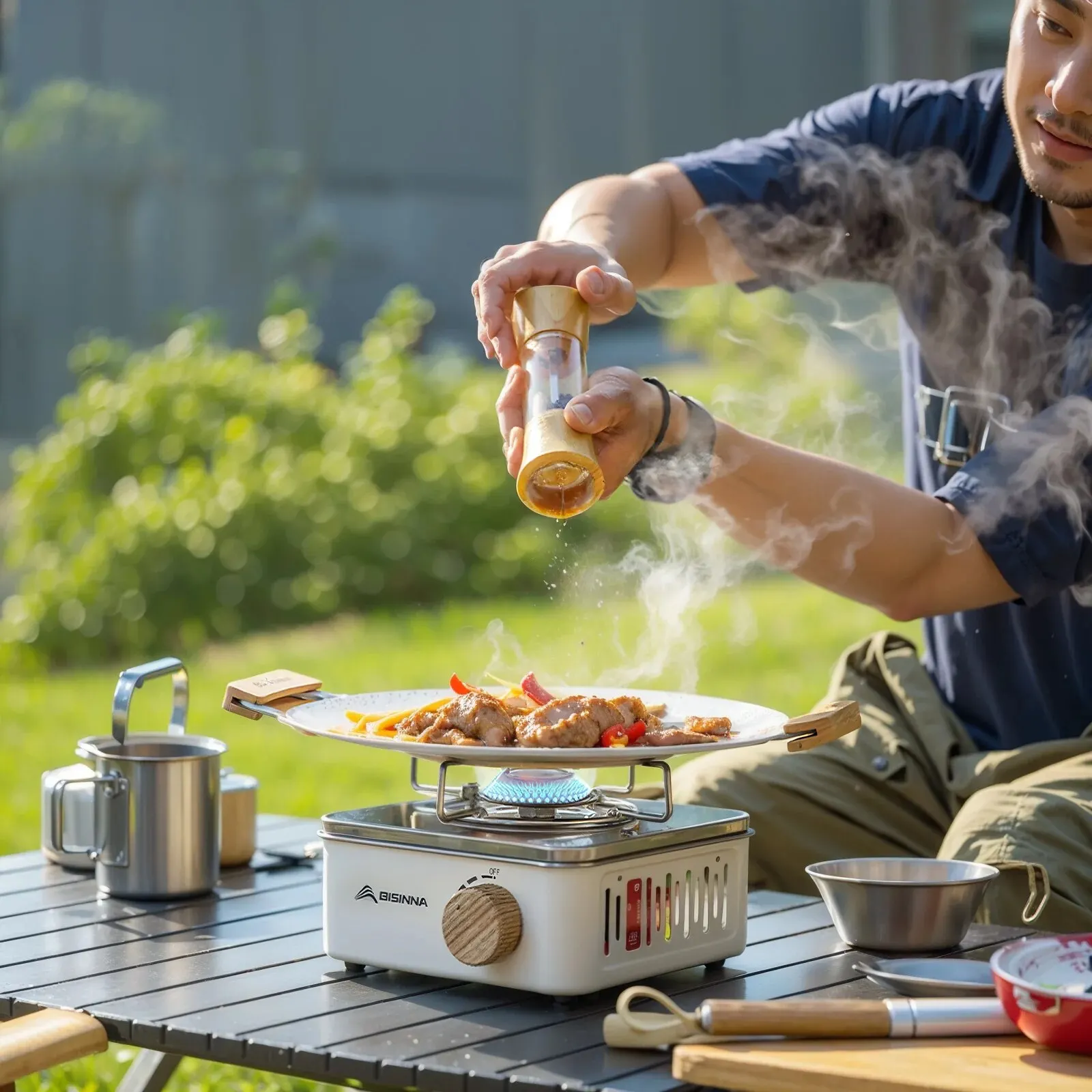 Compact Outdoor Gas Cooker - High Power 2800W Burner - Luxivelle