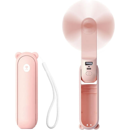Compact Rechargeable 3-in-1 Personal Fan - Luxivelle