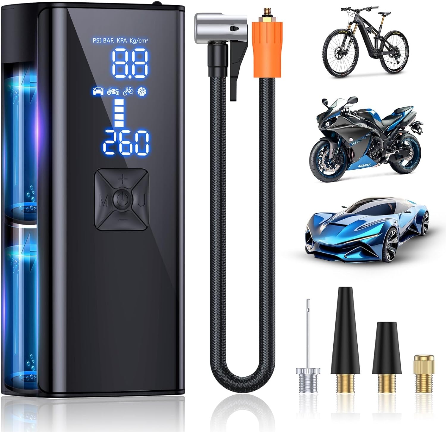 Compact Air Compressor with Long Lasting Battery - Luxivelle