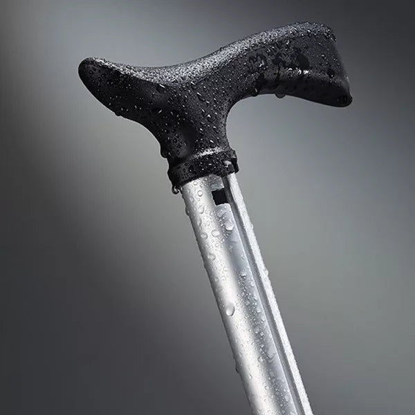 Collapsible Walking Stick with Stool - Compact Mobility Aid - Luxivelle