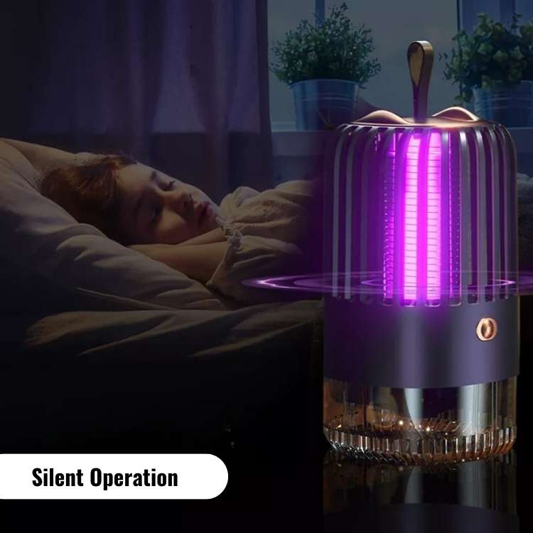 Compact Outdoor Mosquito Repellent LED Lamp with Rechargeable Battery - Luxivelle