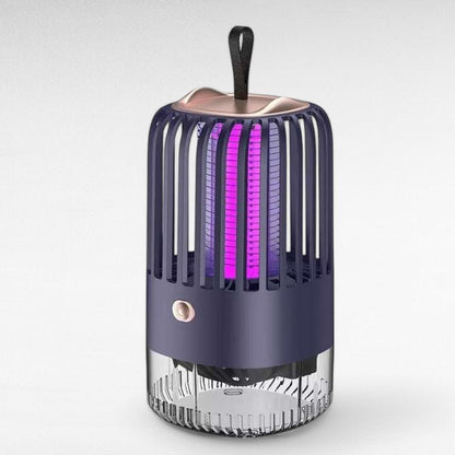 Portable mosquito repellent lamp with sleek design, 2500mAh battery, for indoor and outdoor use, chemical-free solution.