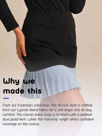 Chic Pleated 19 Inch Golf Skort