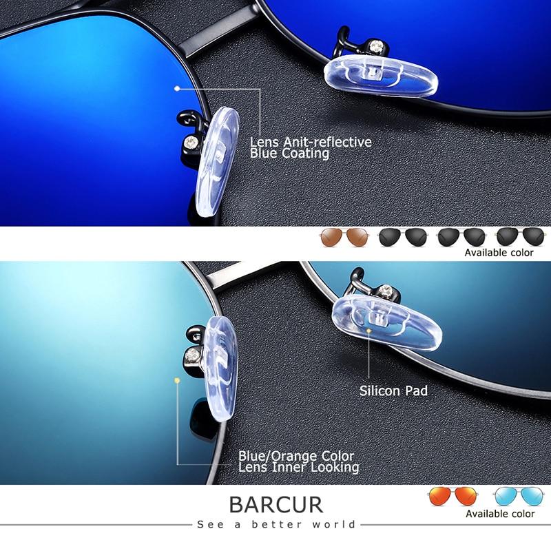 Caleb Pilot Sunglasses – Stainless Steel, Polarized for Men-3