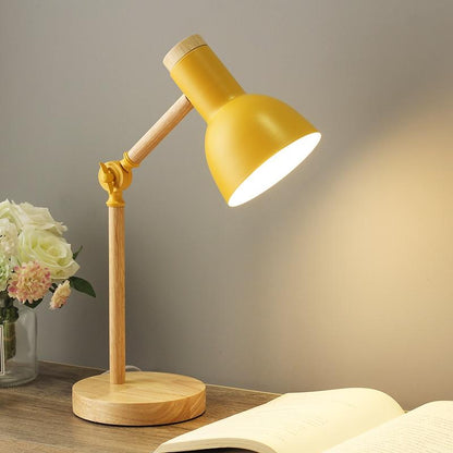Rustic Wood Table Lamp