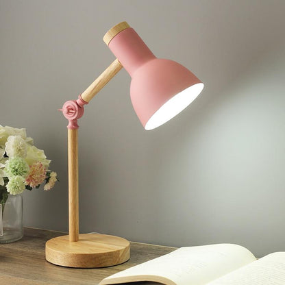 Rustic Wood Table Lamp