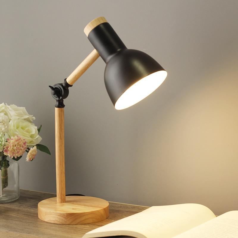 Rustic Wood Table Lamp