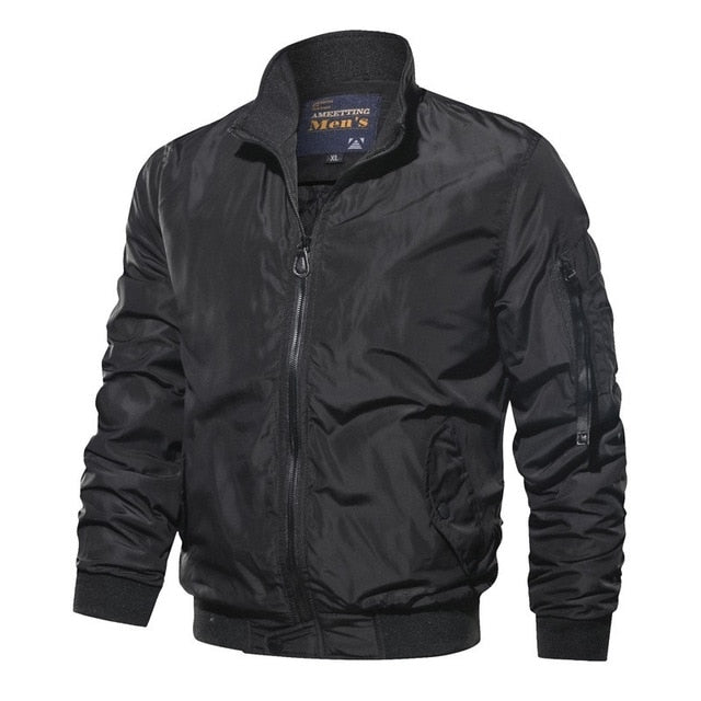 Slim Fit Men's Modern Bomber Jacket - Luxivelle