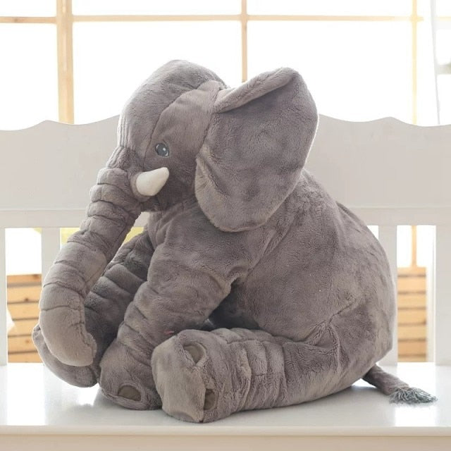 Soft Elephant Cushion for Baby and Toddler Comfort