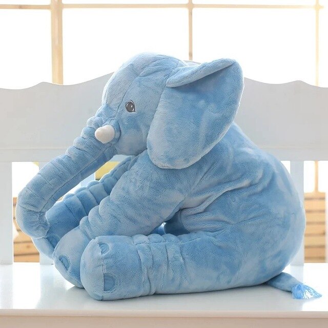Soft Elephant Cushion for Baby and Toddler Comfort