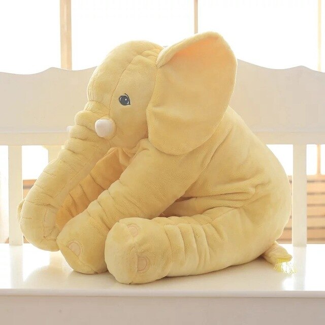 Soft Elephant Cushion for Baby and Toddler Comfort