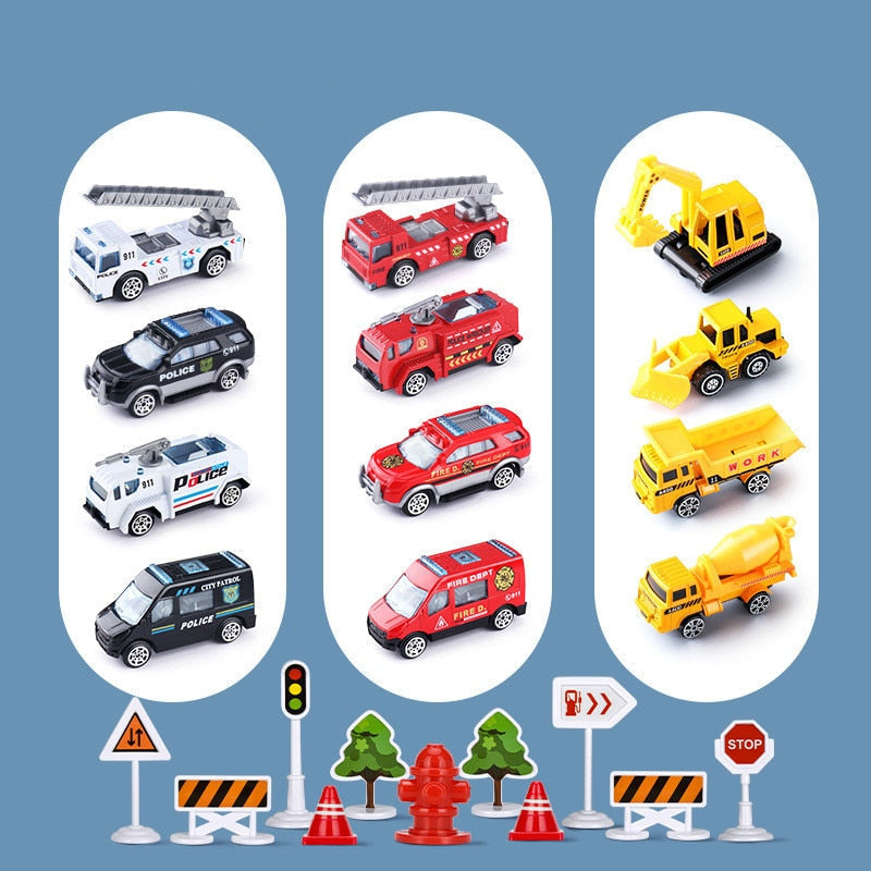 Ultimate Airplane Playset with 20 Piece Vehicle Set