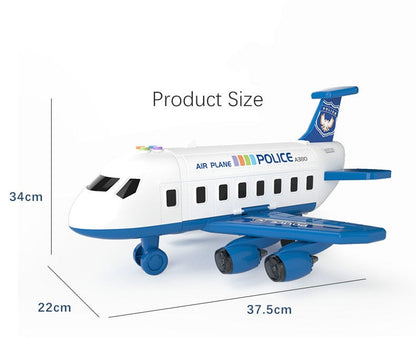 Ultimate Airplane Playset with 20 Piece Vehicle Set