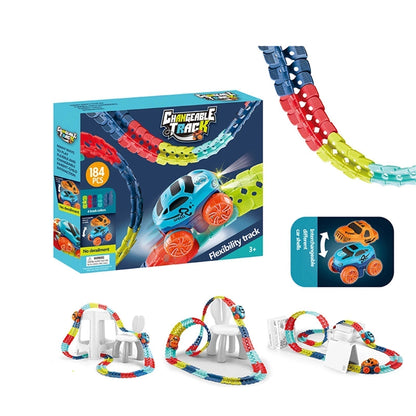 Fun Magnetic Car Racing Track Toy for Kids