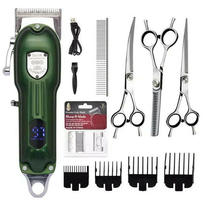 Pet Grooming Set with Clippers and Trimming Scissors - Luxivelle