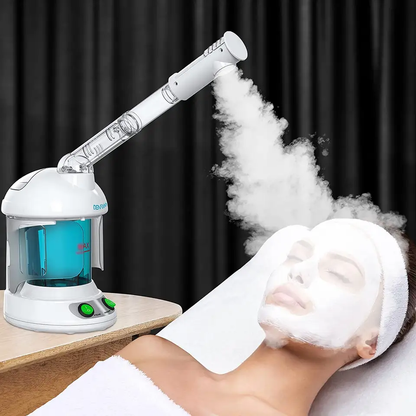 Advanced Ionic Face Steamer with Rotating Nozzle - Luxivelle