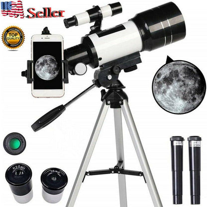High Power Refractor Telescope Kit 150x with Stand - Luxivelle