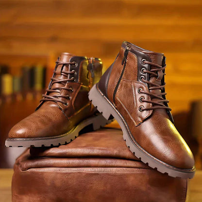 Knox | Black Leather Boots for Men 2