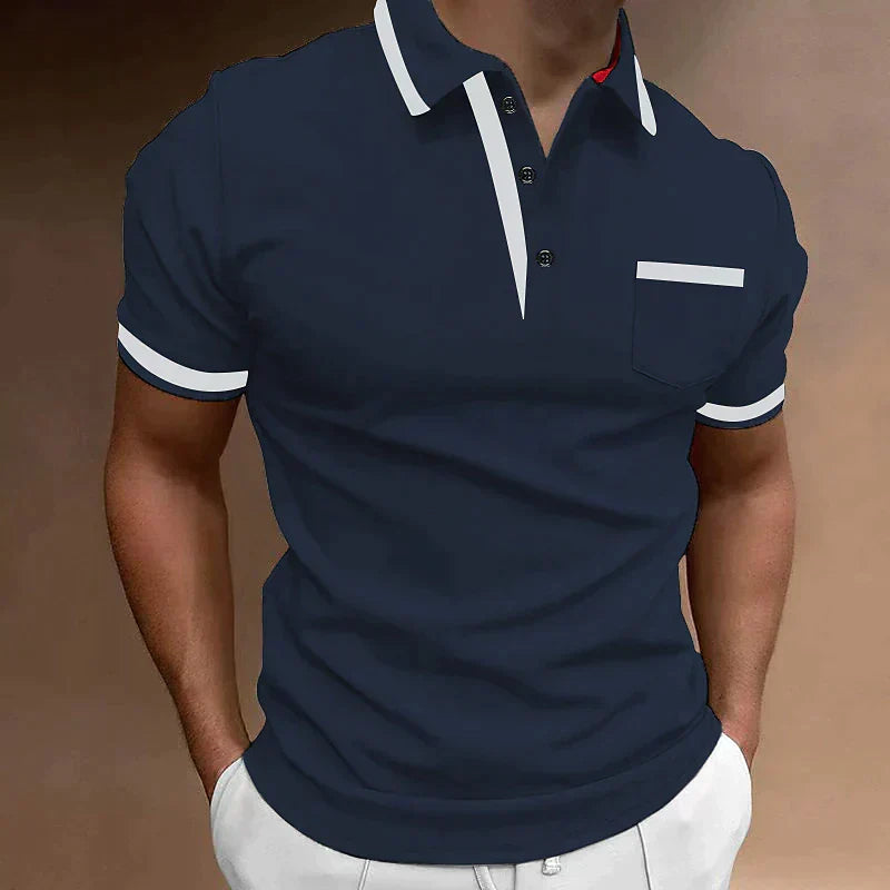 Comfortable Mens Polo Short Sleeve Summer Tee