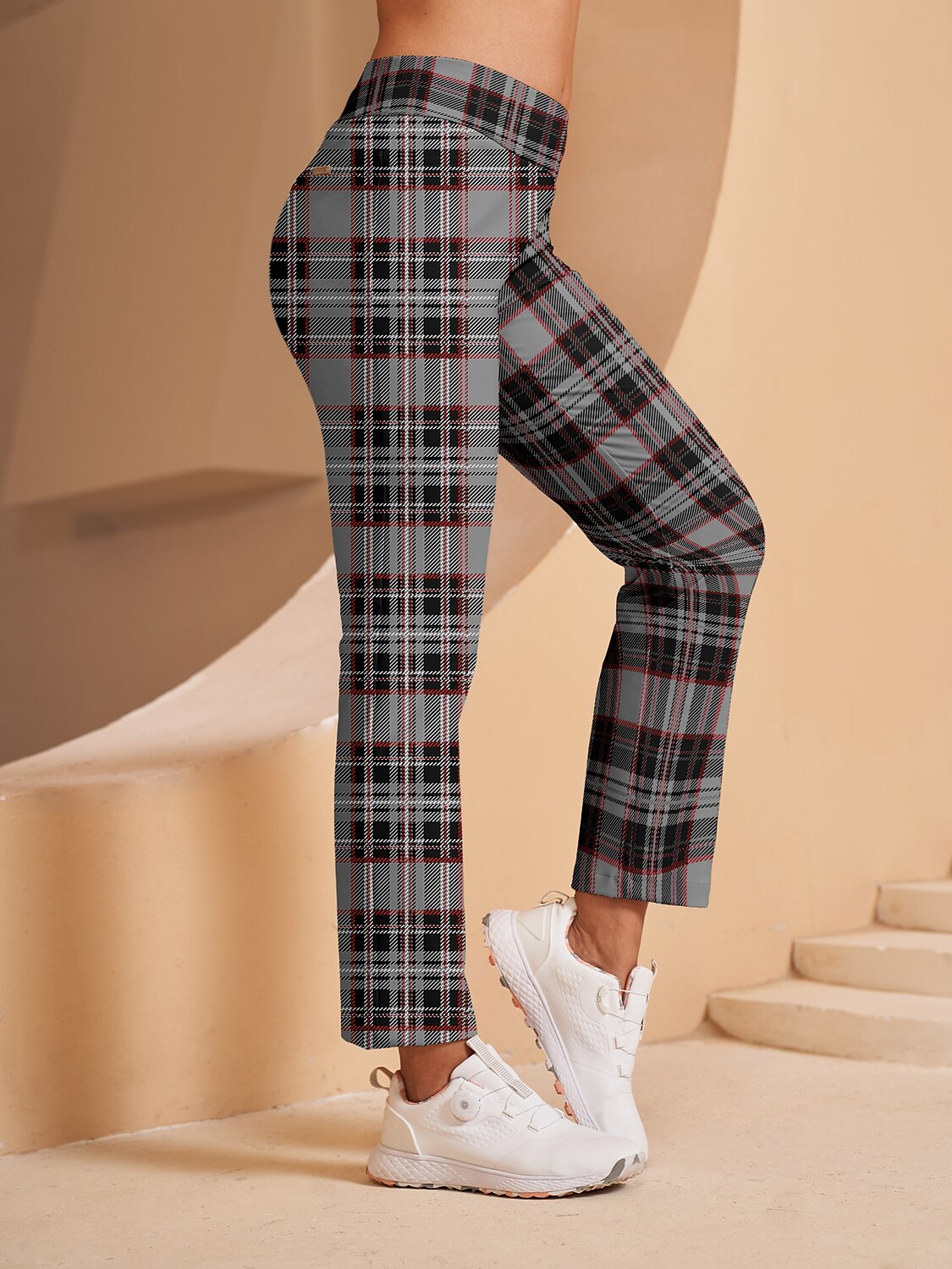 Comfortable 28 Inch Stretchy Slim Fit Ankle Pants