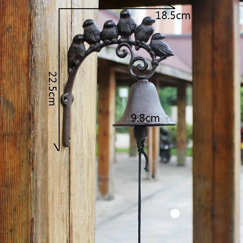 Rustic Metal Doorbell - Traditional Entry Door Bell
