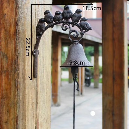 Rustic Metal Doorbell - Traditional Entry Door Bell