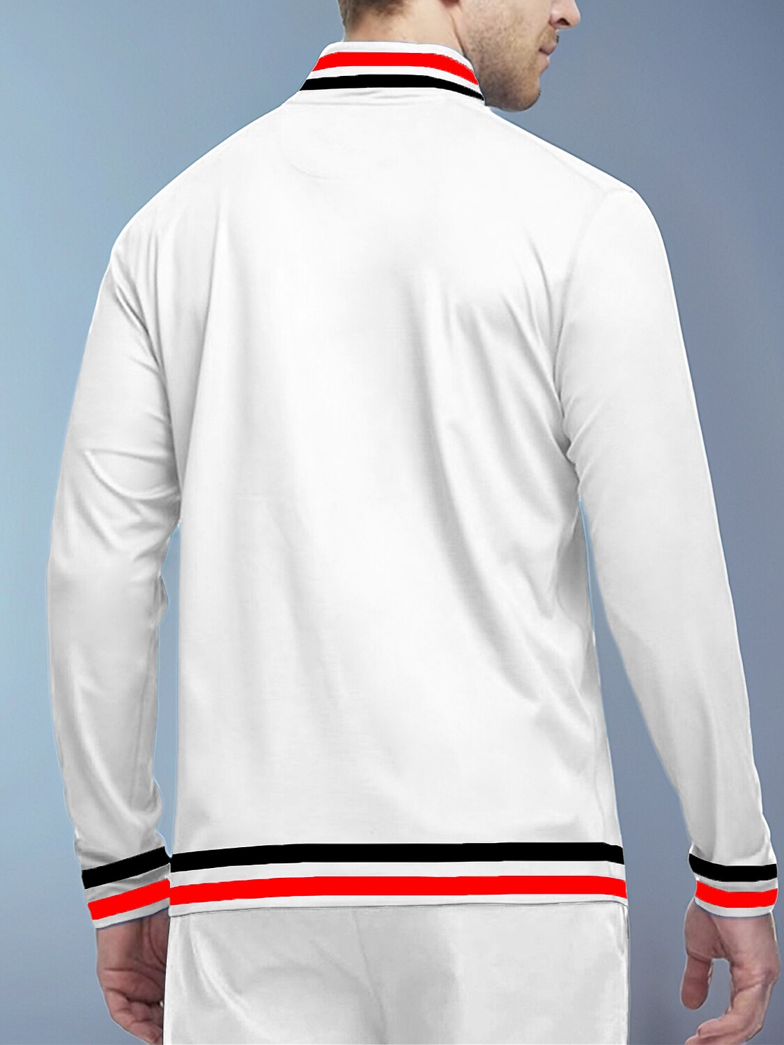 Relaxing Coastal Mens Golf Quarter Zip Sun Shirt