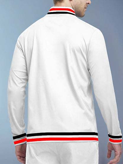 Relaxing Coastal Mens Golf Quarter Zip Sun Shirt