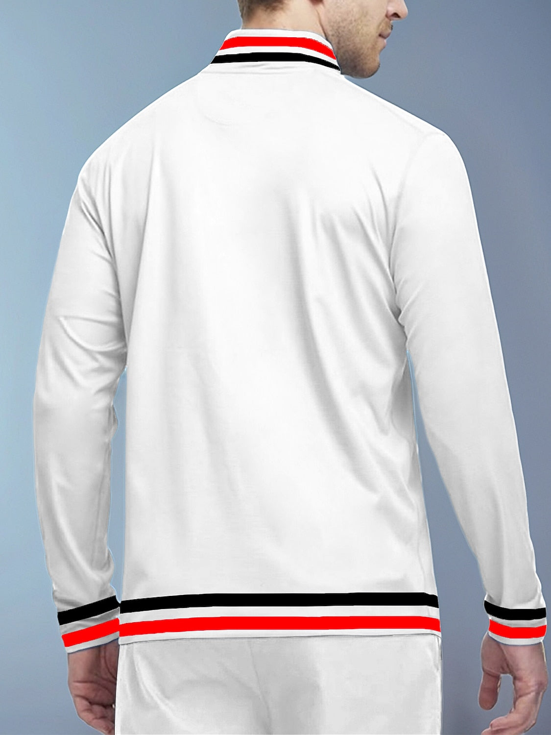 Sporty Navy Blue Men's Golf Quarter Zip Shirt