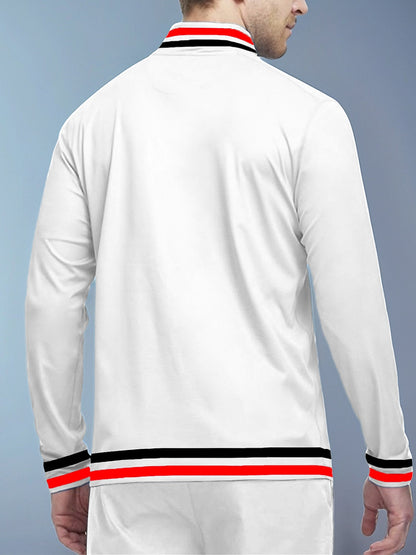 Sporty Navy Blue Men's Golf Quarter Zip Shirt
