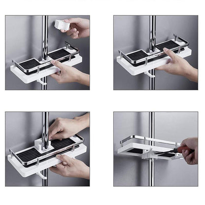 Easy Install Shower Caddy - Compact Bathroom Shelf