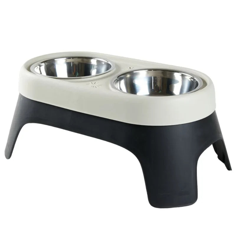 Elevated Pet Feeder with Durable Metal Bowls - Luxivelle