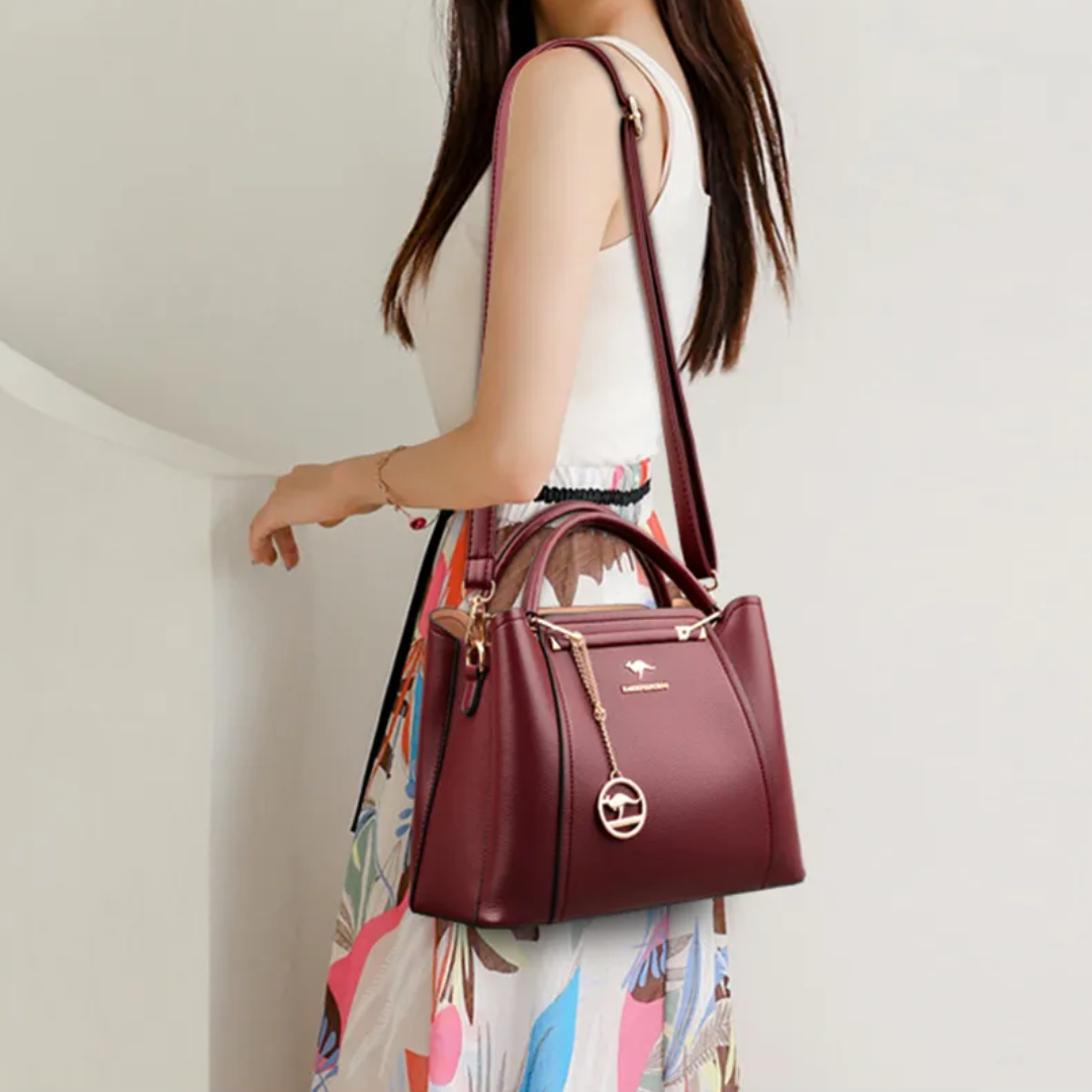 Premium Women's Shoulder Bag - Chic Faux Leather Tote