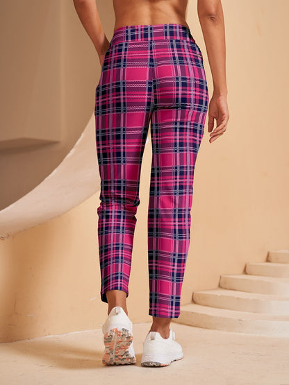 Comfortable 28 Inch Stretchy Slim Fit Ankle Pants