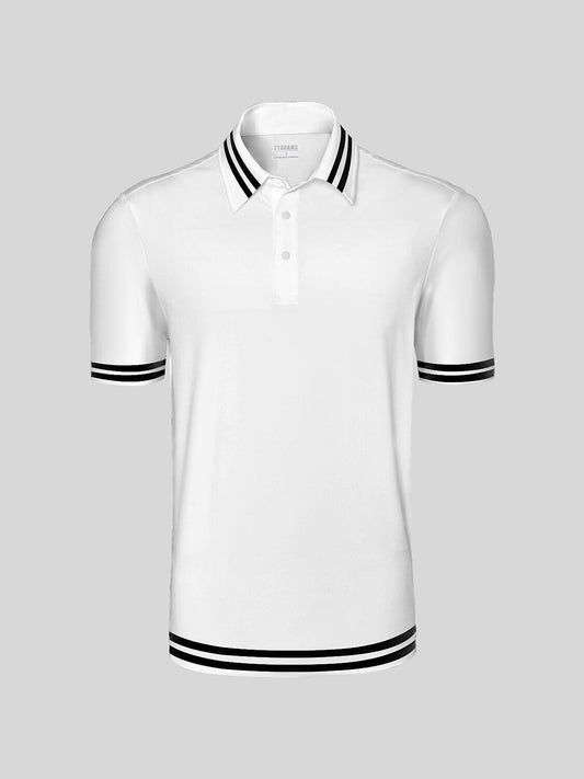 Classic Navy Blue UPF50+ Polo Shirt - Luxivelle
