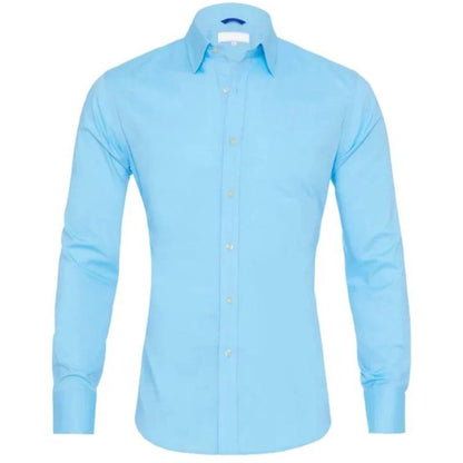 Smooth Zip Up Men's Dress Shirt