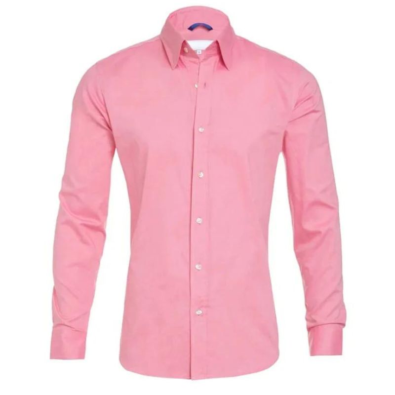 Smooth Zip Up Men's Dress Shirt